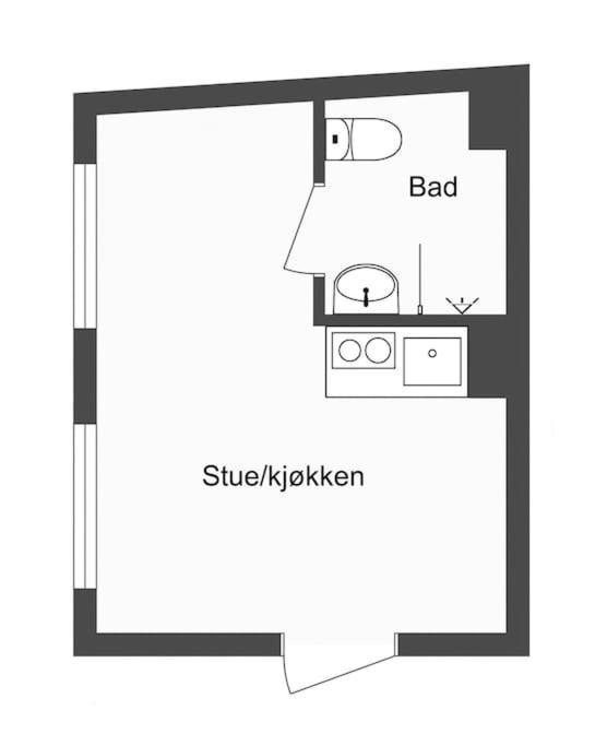 Supercentral King Bed Fast Wifi Leilighet Oslo
